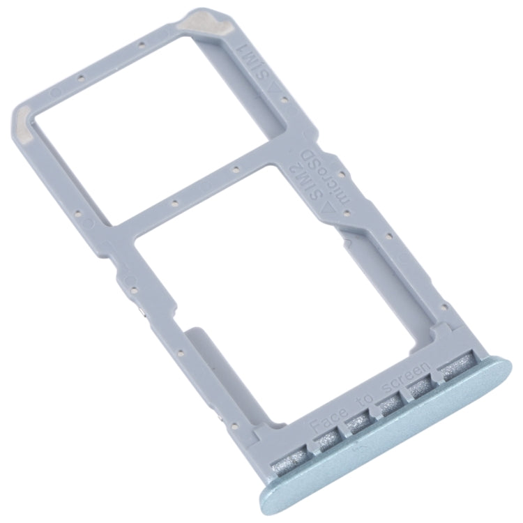 For OPPO A96 China SIM Card Tray + SIM / Micro SD Card Tray (Green) - Card Socket by buy2fix | Online Shopping UK | buy2fix