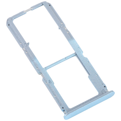 For OPPO Reno7 Z 5G / Reno7 Lite / Reno8 Lite / F21 Pro 5G SIM Card Tray + SIM Card Tray + Micro SD Card Tray (Blue) - Card Socket by buy2fix | Online Shopping UK | buy2fix