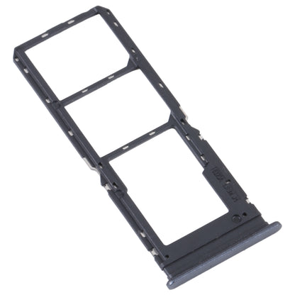 For vivo Y16 SIM Card Tray + SIM Card Tray + Micro SD Card Tray (Black) - Repair & Spare Parts by buy2fix | Online Shopping UK | buy2fix