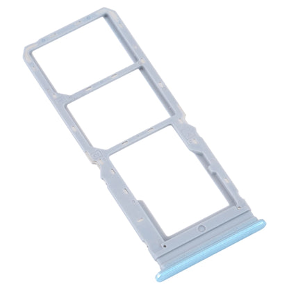 For vivo Y16 SIM Card Tray + SIM Card Tray + Micro SD Card Tray (Blue) - Repair & Spare Parts by buy2fix | Online Shopping UK | buy2fix