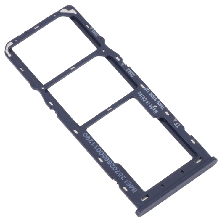 For TCL 30 SE / 30E / 305 / 306 Original SIM Card Tray + SIM Card Tray + Micro SD Card Tray(Blue) - Repair & Spare Parts by buy2fix | Online Shopping UK | buy2fix