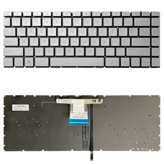 US Version Keyboard with Backlight For HP Pavilion x360 14-CE 14-DH 14-cd 14m-cd 14t-cd 14-CE000 L47854-171 (Silver) - Replacement Keyboards by buy2fix | Online Shopping UK | buy2fix