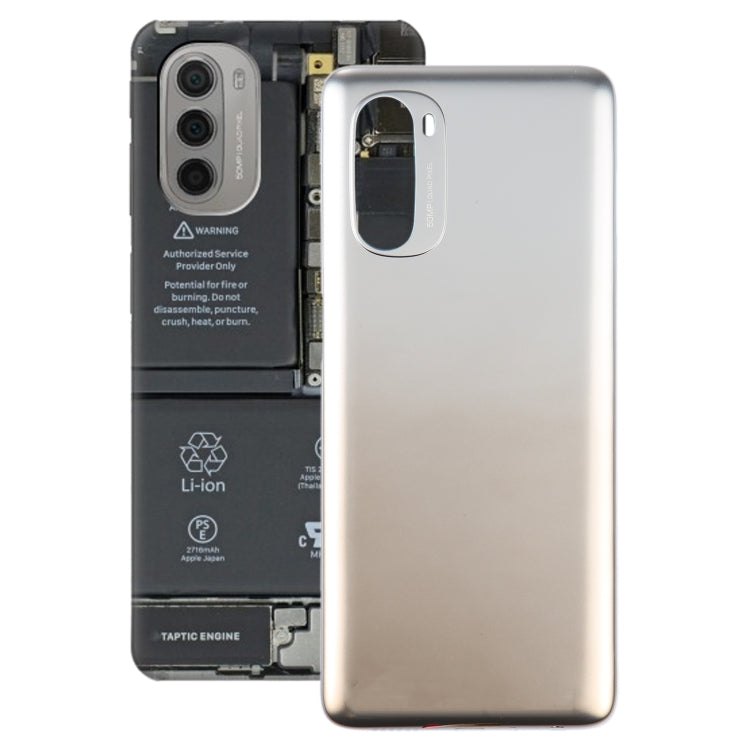 For Motorola Moto G51 5G Original Battery Back Cover(Gold) - Repair & Spare Parts by buy2fix | Online Shopping UK | buy2fix