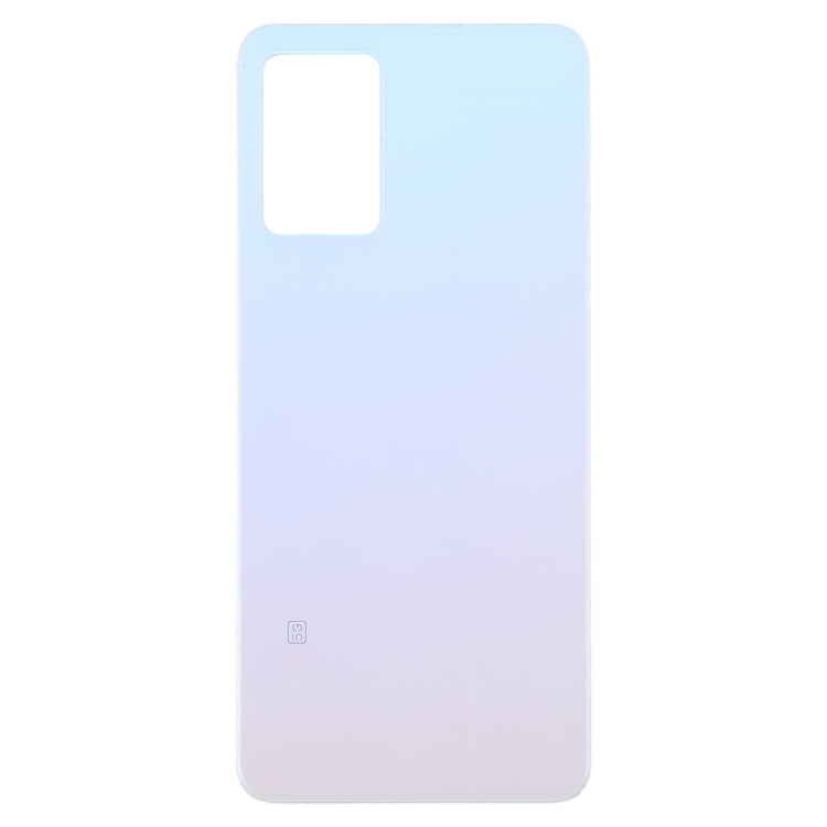 For Xiaomi 11i HyperCharge Glass Battery Back Cover(White) - Back Cover by buy2fix | Online Shopping UK | buy2fix