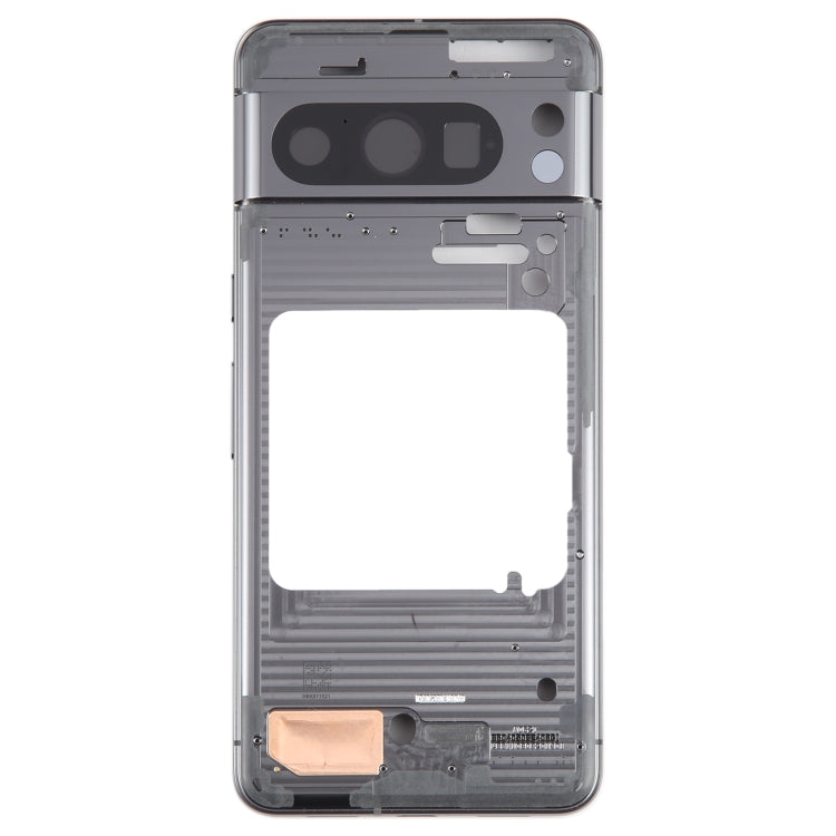 For Google Pixel 8 Pro Original Front Housing LCD Frame Bezel Plate (Black) - Full Housing Cover by buy2fix | Online Shopping UK | buy2fix