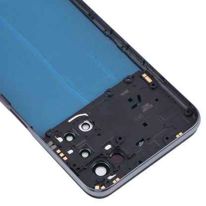 For OPPO A93 5G Battery Back Cover with Middle Frame(Black) - Repair & Spare Parts by buy2fix | Online Shopping UK | buy2fix