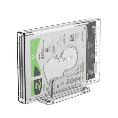 ORICO 2159U3 2.5 inch Transparent USB3.0 Hard Drive Enclosure with Stand - HDD Enclosure by ORICO | Online Shopping UK | buy2fix