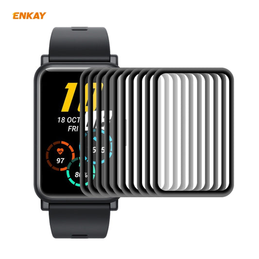 10 PCS For Huawei Honor Watch ES ENKAY Hat-Prince 3D Full Screen Soft PC Edge + PMMA HD Screen Protector Film - Screen Protector by ENKAY | Online Shopping UK | buy2fix