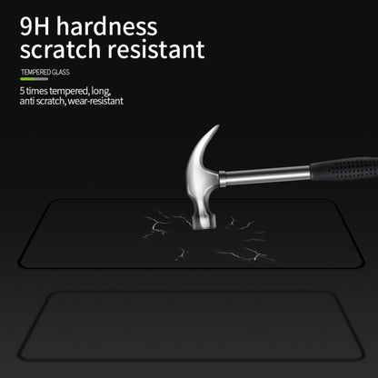 For OPPO A73 5G PINWUYO 9H 2.5D Full Screen Tempered Glass Film(Black) - OPPO Tempered Glass by PINWUYO | Online Shopping UK | buy2fix