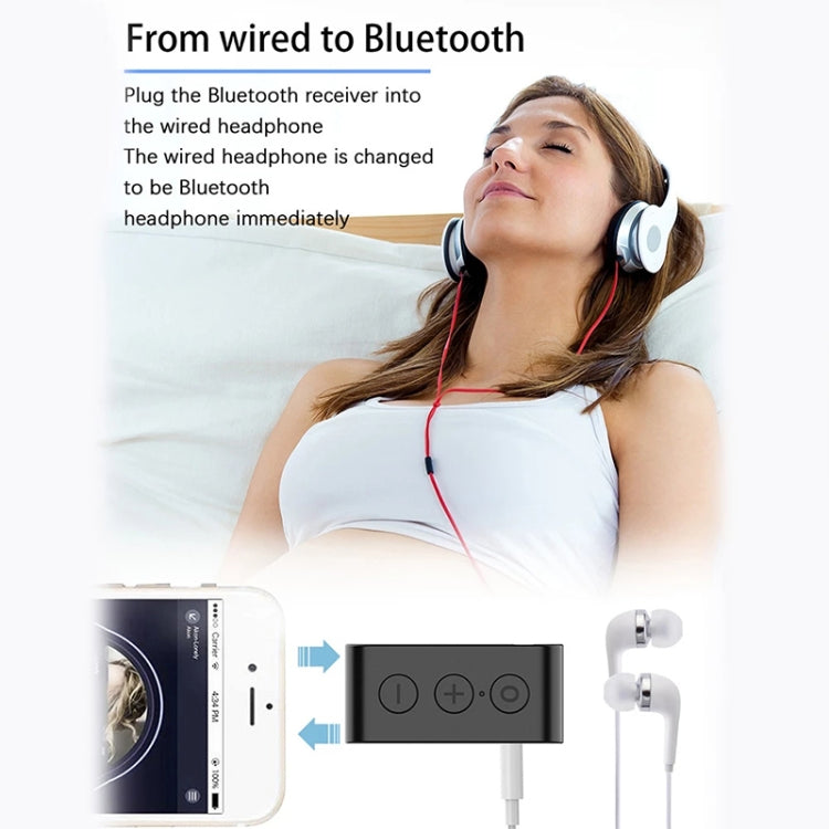 BR03 Card Car Bluetooth 5.0 Receiver Speaker Music Wireless Audio Receiver Bluetooth Hands-free Call - Apple Accessories by buy2fix | Online Shopping UK | buy2fix