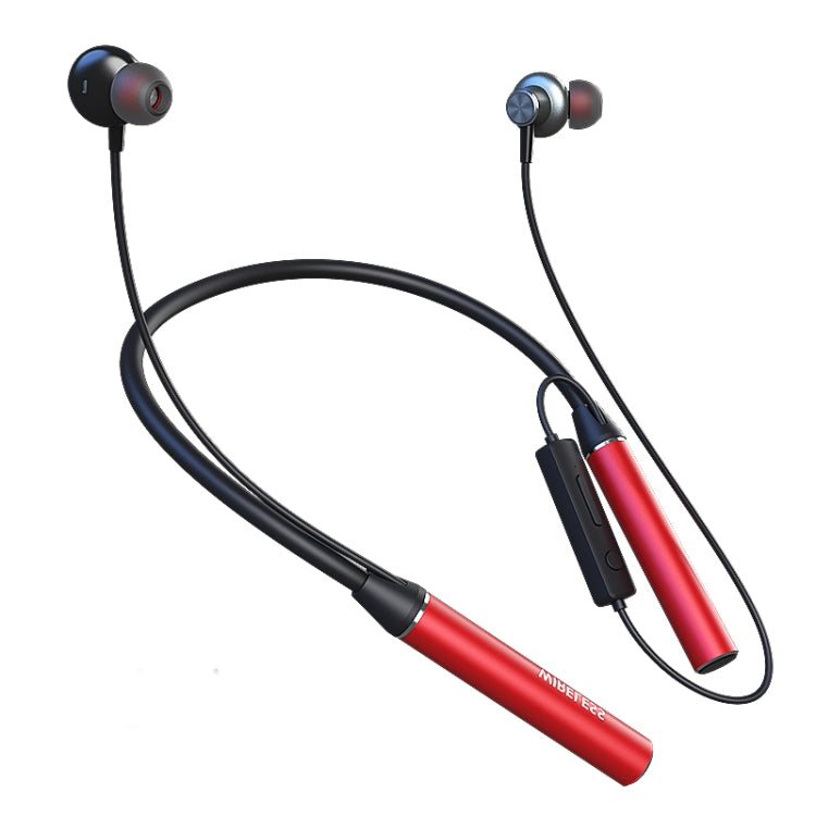 GYM530 Magnetic Neck-mounted Noise Cancelling Sports Earphones In-ear Stereo Support Handsfree / TF Card(Red) - Neck-mounted Earphone by buy2fix | Online Shopping UK | buy2fix