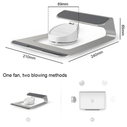 AP-1S Aluminum Alloy Laptop Stand with Radiator - Computer & Networking by buy2fix | Online Shopping UK | buy2fix