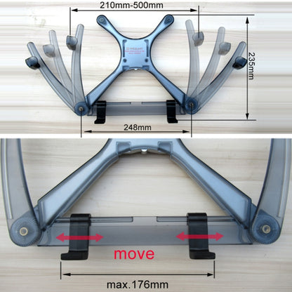 OA-1S 360 Degrees Rotation Arm Aluminum Alloy Tablet Laptop Stand - Computer & Networking by buy2fix | Online Shopping UK | buy2fix