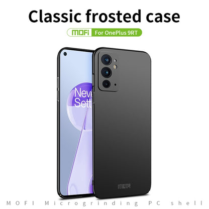 For OnePlus 9RT 5G MOFI Frosted PC Ultra-thin Hard Phone Case(Gold) - OnePlus Cases by MOFI | Online Shopping UK | buy2fix