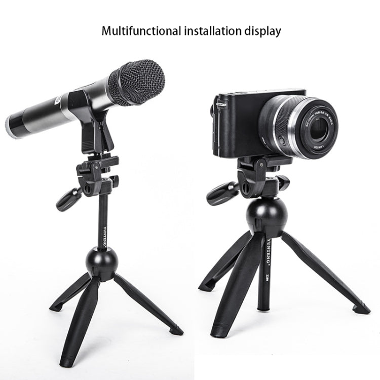 YUNTENG YT-2280 Multifunction Desk Mini Tripod Mount - Camera Accessories by buy2fix | Online Shopping UK | buy2fix