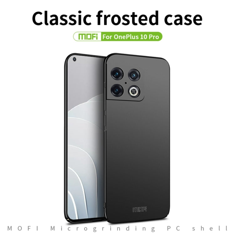 For OnePlus 10 Pro MOFI Frosted PC Ultra-thin Hard Phone Case(Blue) - OnePlus Cases by MOFI | Online Shopping UK | buy2fix