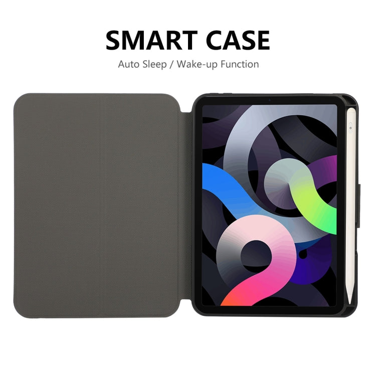 For iPad mini 2024 / mini 6 ENKAY Leather Stand Smart Tablet Case(Black) - iPad mini 6 Cases by ENKAY | Online Shopping UK | buy2fix