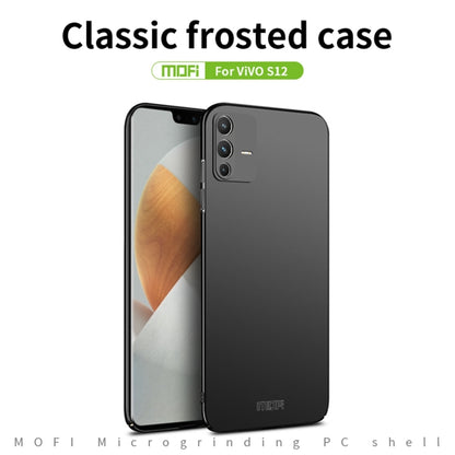 For vivo V23 5G / S12 MOFI Frosted PC Ultra-thin Hard Case(Red) - vivo Cases by MOFI | Online Shopping UK | buy2fix