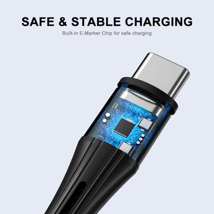 ENKAY PD100W 2 in 1 USB-A / USB-C to Type-C 5A Fast Charging Cable, Length: 1m -  by ENKAY | Online Shopping UK | buy2fix