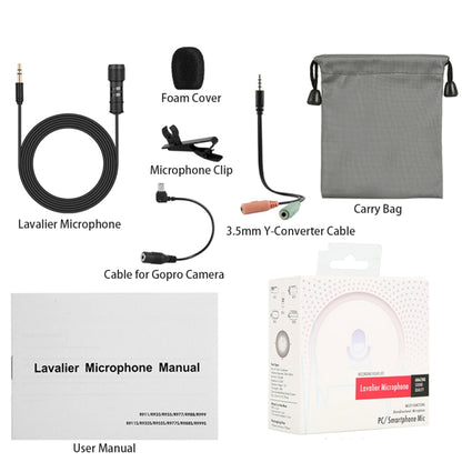 Yanmai R955 Mini Teaching Live Interview Wired Condenser Lavalier Lapel Microphone - Consumer Electronics by Yanmai | Online Shopping UK | buy2fix