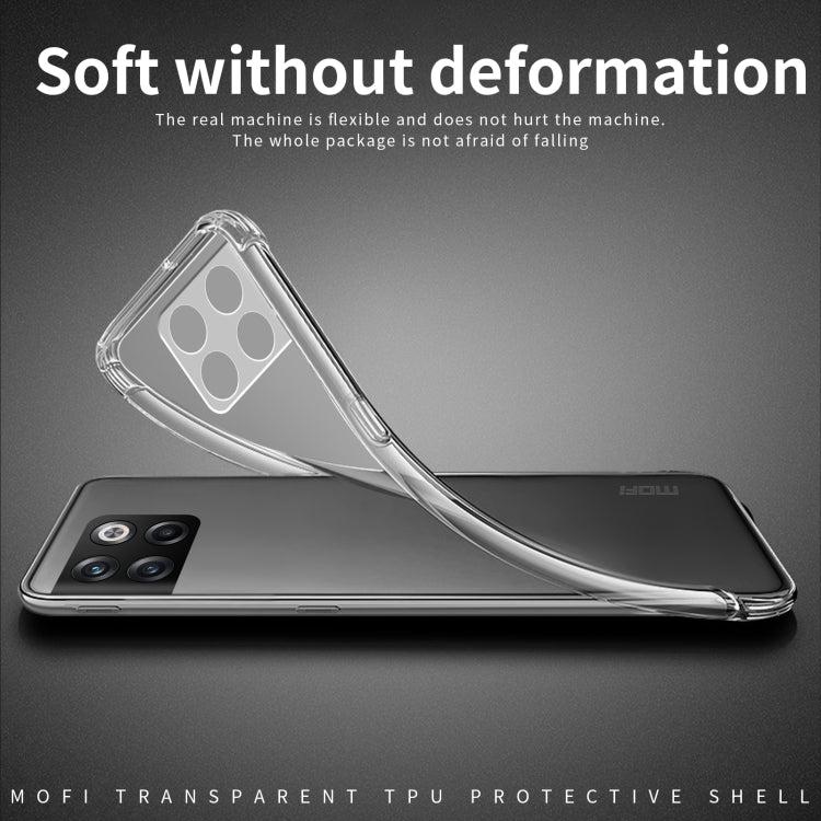 For OnePlus 10T / Ace Pro MOFI Ming Series Ultra-thin TPU Phone Case(Transparent) - OnePlus Cases by MOFI | Online Shopping UK | buy2fix