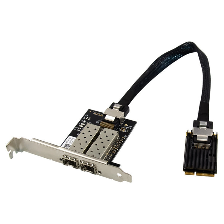 ST7243 MiniPCI-E Dual Interface Fiber Gigabit Fiber Optic SFP Server Network Card - USB Network Adapter by buy2fix | Online Shopping UK | buy2fix