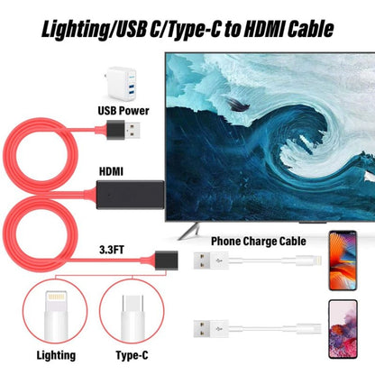 Dongle USB Male + USB Female to HDMI Male 1080P HDMI Cables Adapter - Adapter by buy2fix | Online Shopping UK | buy2fix