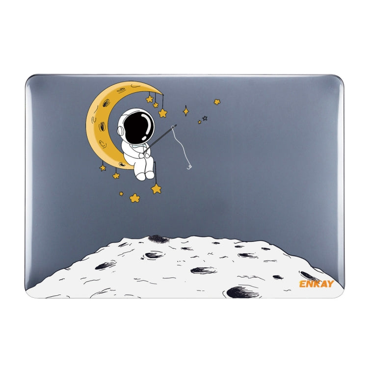 For MacBook Air 13.3 2020 A2179/A2337/A2779 2023 ENKAY Hat-Prince 3 in 1 Spaceman Pattern Laotop Protective Crystal Case with TPU Keyboard Film / Anti-dust Plugs, Version:US(Spaceman No.3) - MacBook Air Cases by ENKAY | Online Shopping UK | buy2fix