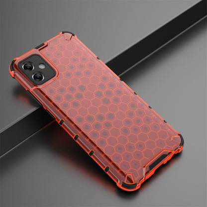 For Samsung Galaxy A04e 4G Honeycomb Phone Case(Red) - Galaxy Phone Cases by buy2fix | Online Shopping UK | buy2fix