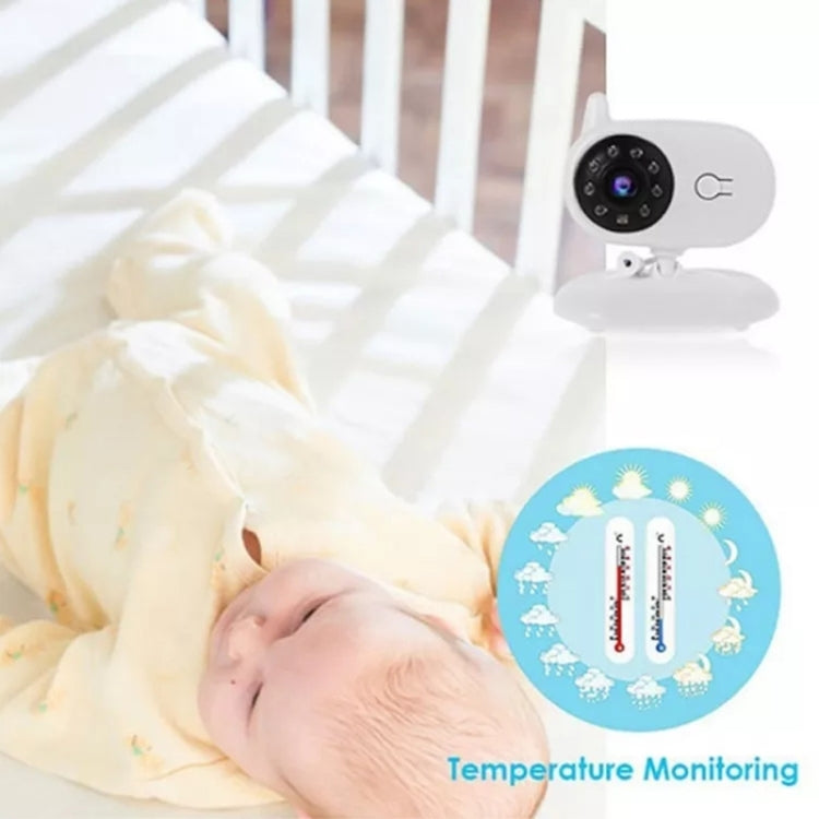 BM850 3.5 inch Wireless Video Color Baby Monitor Night Vision Temperature Monitor(EU Plug) - Security by buy2fix | Online Shopping UK | buy2fix