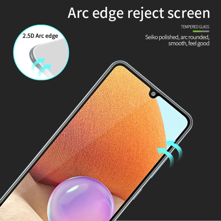 For Honor X7A MOFI 9H 2.5D Full Screen Tempered Glass Film(Black) - Honor Tempered Glass by MOFI | Online Shopping UK | buy2fix