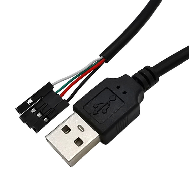 USB Male JUNSUNMAY USB 2.0 A to Female 4 Pin Dupont Motherboard Header Adapter Extender Cable, Length: 0.3m - USB Cable by JUNSUNMAY | Online Shopping UK | buy2fix