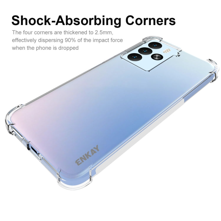 For HTC U23 Pro ENKAY Hat-Prince Transparent TPU Shockproof Phone Case - HTC by ENKAY | Online Shopping UK | buy2fix