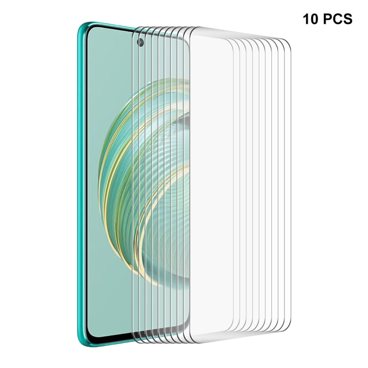 For Huawei Nova 10z 10pcs ENKAY 0.26mm 9H 2.5D High Aluminum-silicon Tempered Glass Film - Huawei Tempered Glass by ENKAY | Online Shopping UK | buy2fix