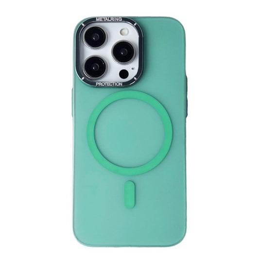 For iPhone 12 Pro Frosted PC MagSafe TPU Phone Case(Green) - iPhone 12 / 12 Pro Cases by buy2fix | Online Shopping UK | buy2fix