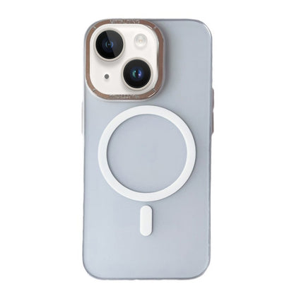 For iPhone 14 Frosted PC MagSafe TPU Phone Case(White) - iPhone 14 Cases by buy2fix | Online Shopping UK | buy2fix