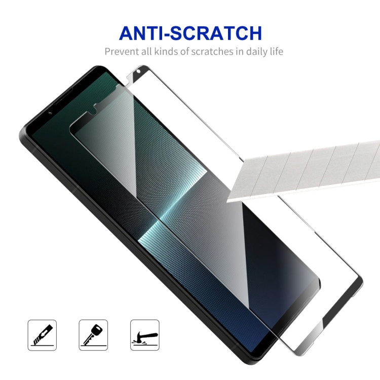 For Sony Xperia 1 V 2pcs ENKAY Full Glue High Aluminum-silicon Tempered Glass Film - Sony Tempered Glass by ENKAY | Online Shopping UK | buy2fix