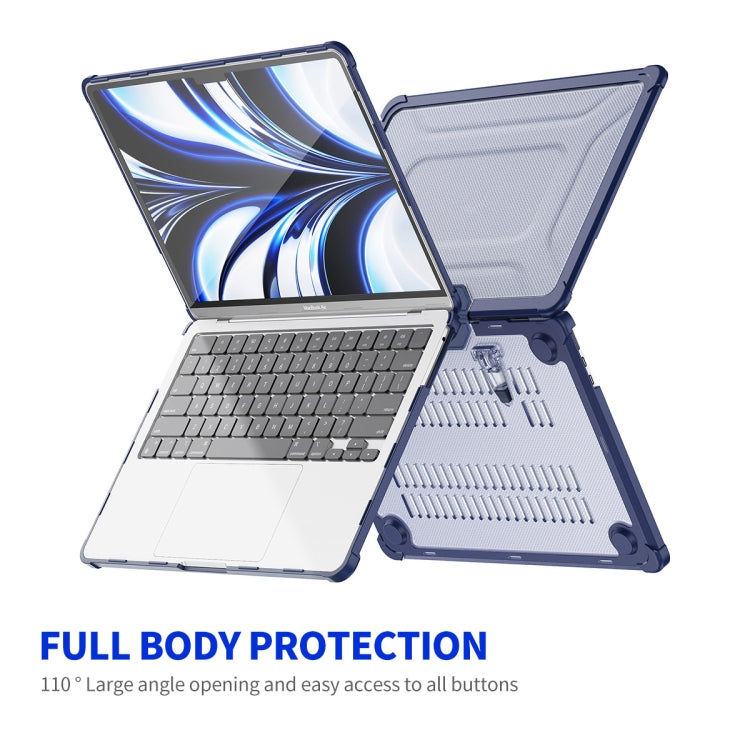 For MacBook Air 13.6 A2681 ENKAY Hat-Prince 3 in 1 Protective Bracket Case Cover Hard Shell with TPU Keyboard Film / PET Screen Protector, Version:US(Light Blue) - MacBook Air Cases by ENKAY | Online Shopping UK | buy2fix