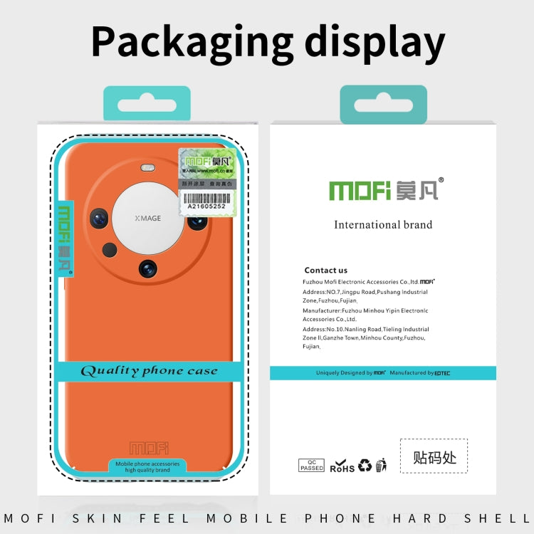 For Huawei Mate 60 MOFI Qin Series Skin Feel All-inclusive PC Phone Case(Green) - Huawei Cases by MOFI | Online Shopping UK | buy2fix