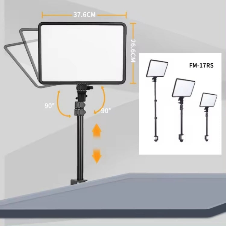 JMARY FM-17RS With Remote 17-inch Touch Control Dimmable LED Panel Light(EU Plug) -  by Jmary | Online Shopping UK | buy2fix