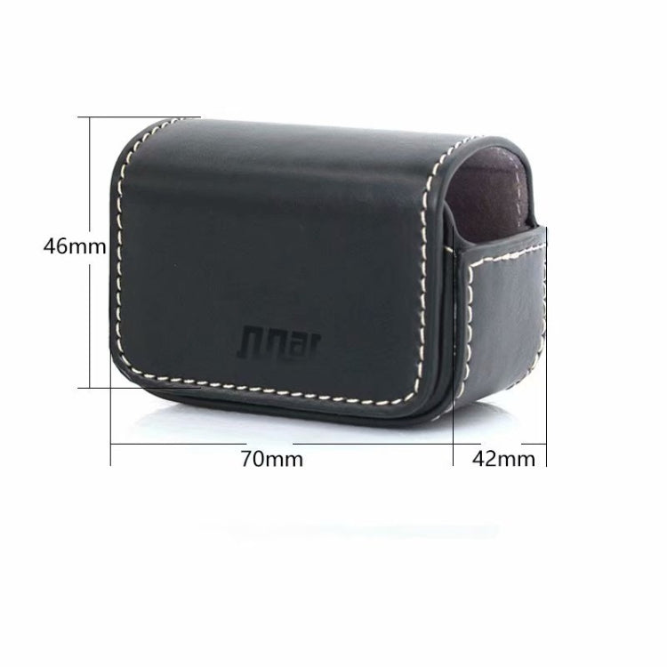 Waterproof Mini Leather Case Storage Carrying Box for DJI OSMO Action / GoPro / SJCAM / Xiaomi Mi Jia(Coffee) - DJI & GoPro Accessories by buy2fix | Online Shopping UK | buy2fix