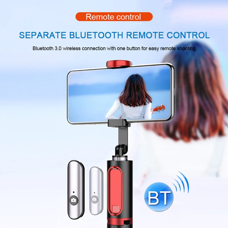 M18 Portable Selfie Stick Remote Control Mobile Phone Holder(Red) - Consumer Electronics by buy2fix | Online Shopping UK | buy2fix