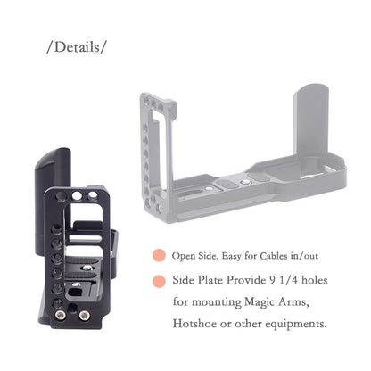 Vertical Shoot Quick Release L Plate Bracket Base Holder for FUJIFILM X Pro 3 - Camera Accessories by FITTEST | Online Shopping UK | buy2fix