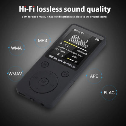 Portable MP4 Lossless Sound Music Player FM Recorder Walkman Player Mini Support Music, Radio, Recording, MP3, TF Card, No Memory(Black) - Consumer Electronics by buy2fix | Online Shopping UK | buy2fix