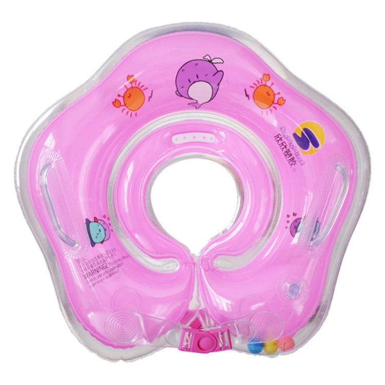 Circle Shaped Inflatable Baby Children Swimming Neck Ring(Pink) - Outdoor & Sports by buy2fix | Online Shopping UK | buy2fix