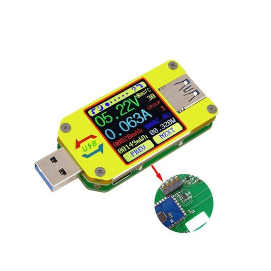 USB 3.0 Color Display Screen Tester Voltage-current Measurement Type-C Meter, Support Android APP, Model:UM34C with Bluetooth - Consumer Electronics by buy2fix | Online Shopping UK | buy2fix