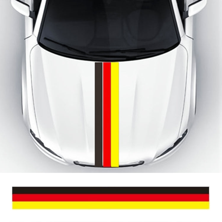 Flag Striped Car Hood Vinyl Sticker Body Decal(germany) - Decorative Sticker by buy2fix | Online Shopping UK | buy2fix