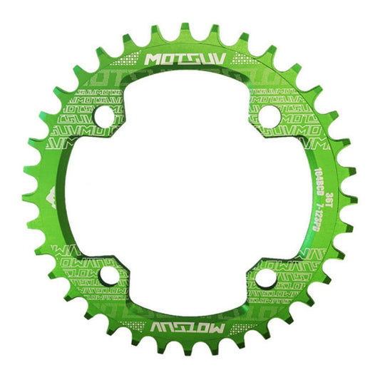 MOTSUV Narrow Wide Chainring MTB  Bicycle 104BCD Tooth Plate Parts(Green) - Outdoor & Sports by MOTSUV | Online Shopping UK | buy2fix