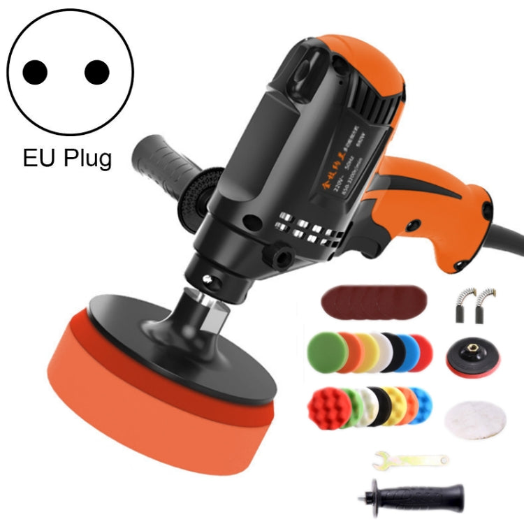 Car Beauty Sealing Glaze Polishing Machine Tile Repair Waxing Machine With Sponge Set, Model: 220V EU Plug - In Car by buy2fix | Online Shopping UK | buy2fix