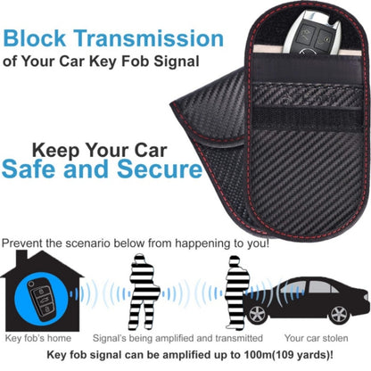 2 PCS Antimagnetic RFID Car Key Mobile Phone Bag Shielding Set Radiation Cell Phone Pocket - Home & Garden by buy2fix | Online Shopping UK | buy2fix